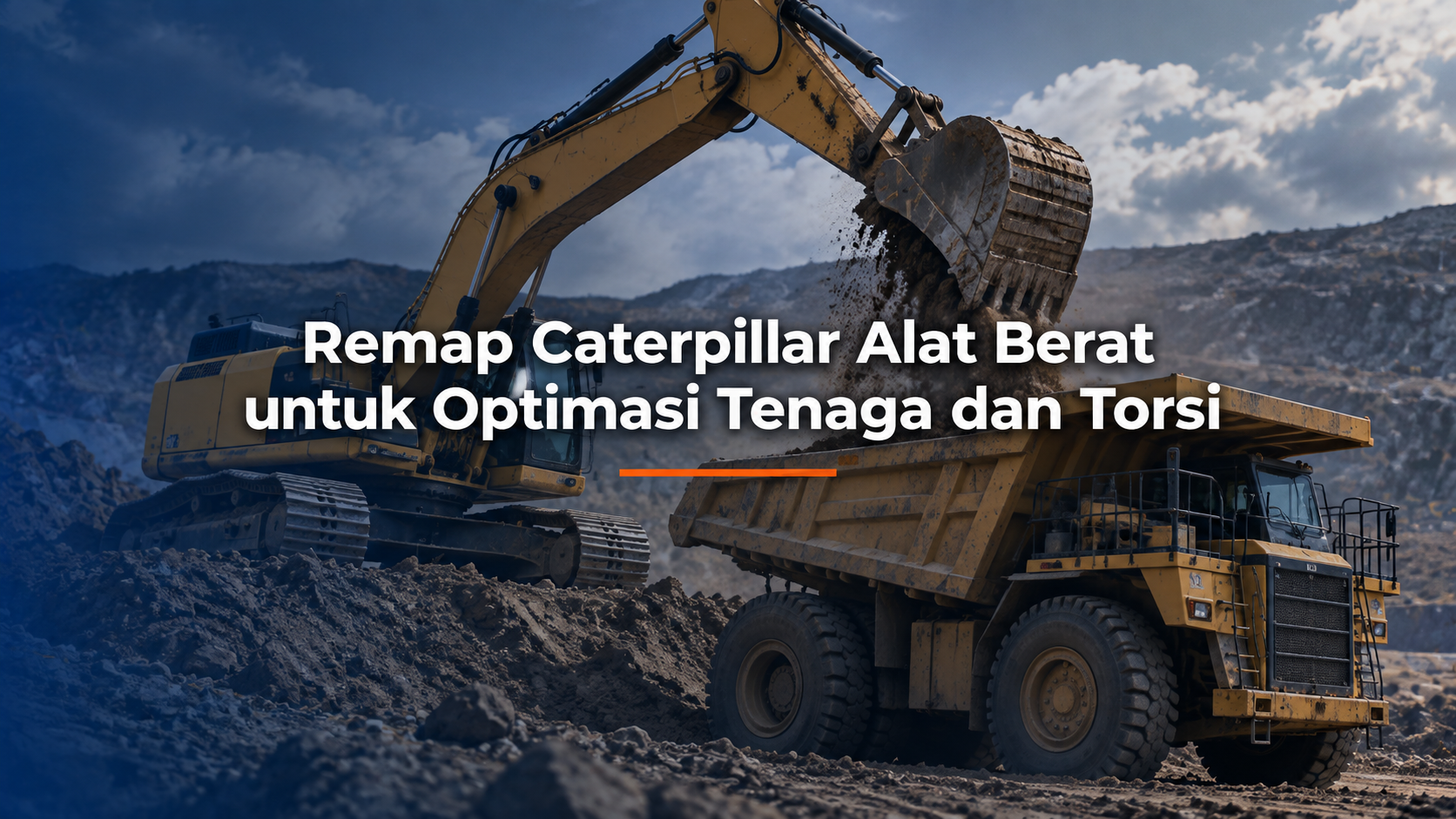 Remap Caterpillar Alat Berat untuk Optimasi Tenaga dan Torsi